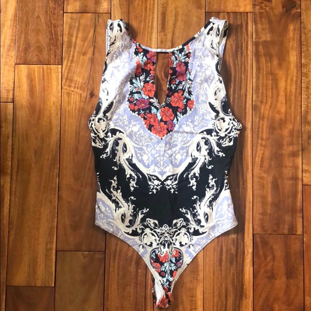 Free People Bodysuit (Patterned)